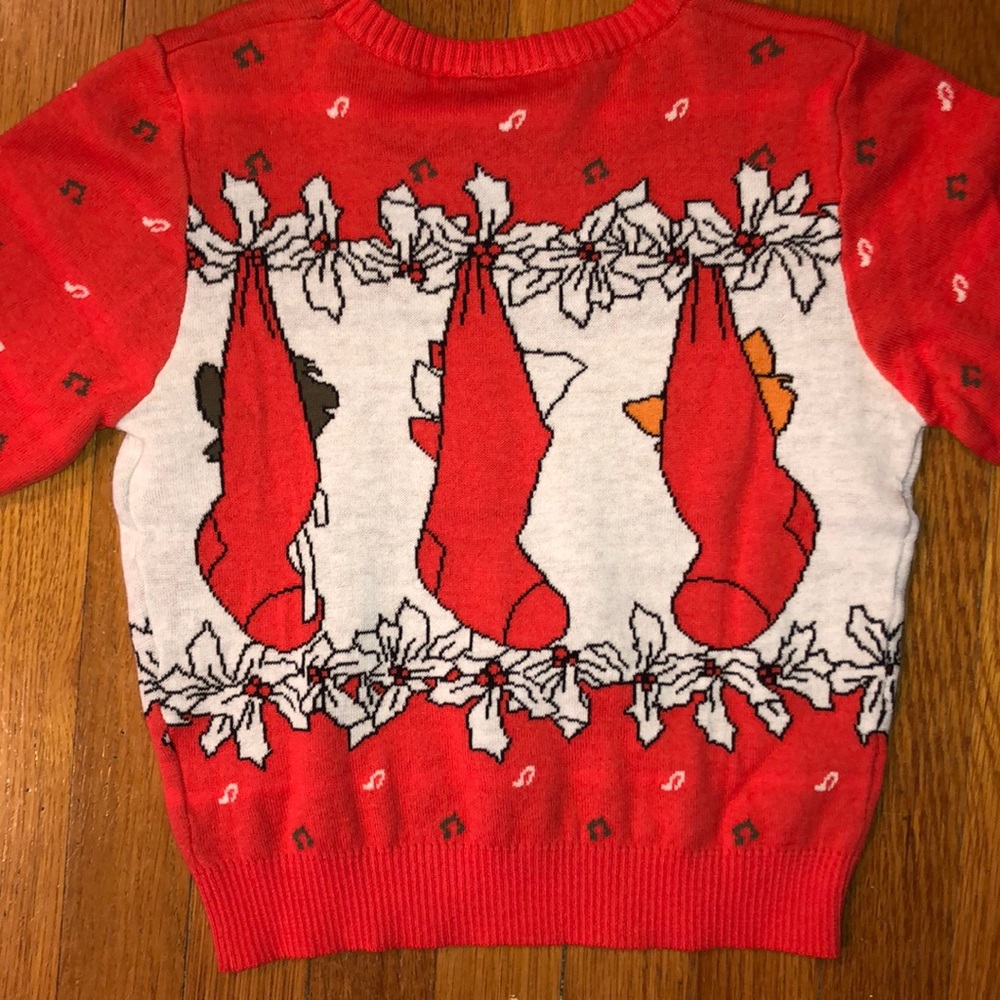 Disney Christmas Aristocats Christmas sweater NWT - Picture 3 of 5